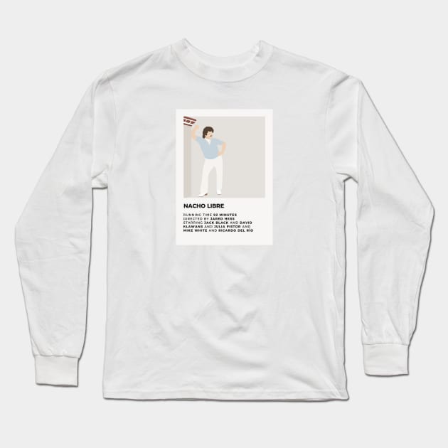 Nacho Libre Minimalist Poster Long Sleeve T-Shirt by honeydesigns